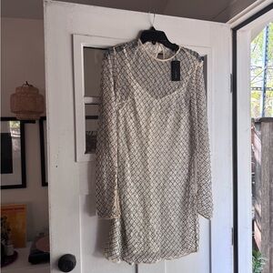 Rag & Bone Silver Embroidery Rivsha Dress